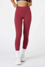 ButterSoft High Waist Legging in Cherry Red - Sillvela