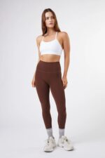 ButterSoft High Waist Legging in Chocolate - Sillvela