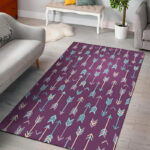 Archery Print Pattern Sillvela Area Rug