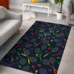 Badminton Colorful Pattern Print Sillvela Area Rug