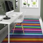 Baja Serape Print Sillvela Area Rug