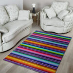 Baja Serape Print Sillvela Area Rug
