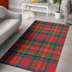 Caledonia Red Plaid Tartan Sillvela Area Rug