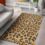 Cheetah Print Sillvela Area Rug