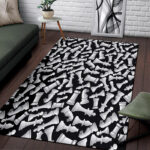Chess Pattern Print Sillvela Area Rug