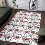 Chimp Monkey Pattern Print Sillvela Area Rug