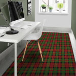 Christmas Tartan Red Plaid Sillvela Area Rug