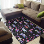 Clown Pattern Print Sillvela Area Rug