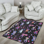 Clown Pattern Print Sillvela Area Rug