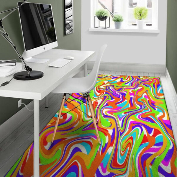 Colorful Abstract Sillvela Area Rug