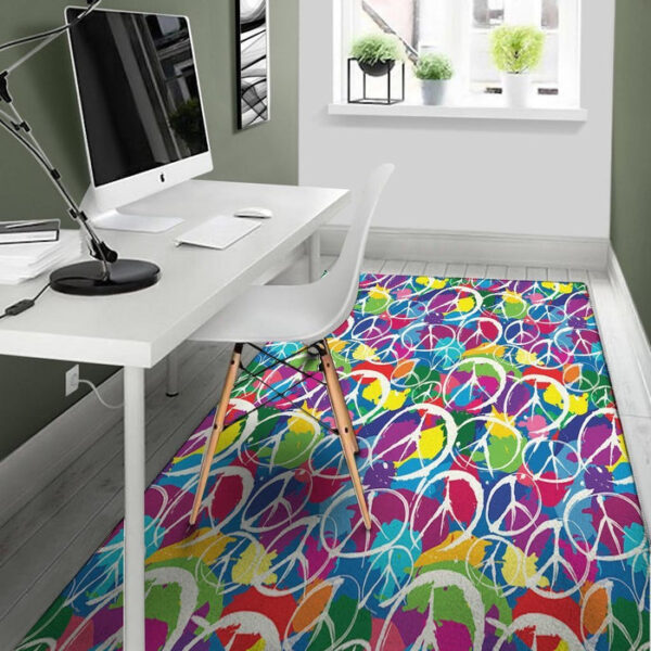 Colorful Hippie Sillvela Area Rug