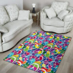 Colorful Hippie Sillvela Area Rug