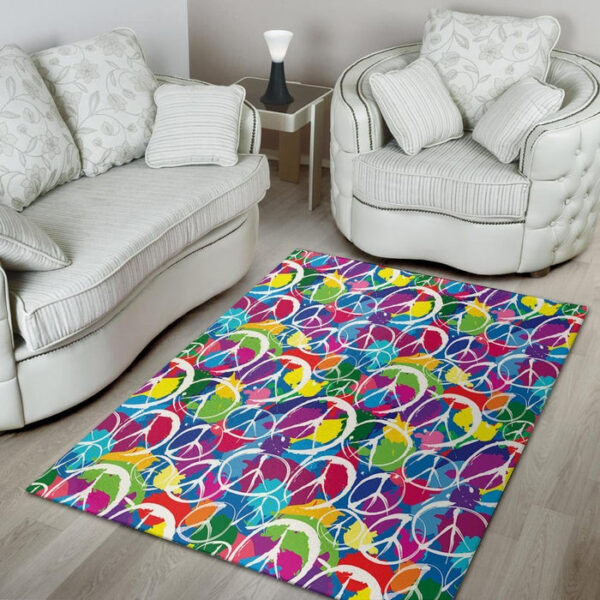 Colorful Hippie Sillvela Area Rug