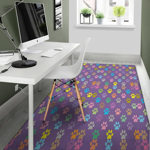 Colorful Paw Sillvela Area Rug