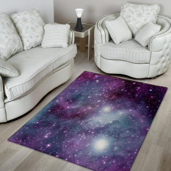 Cosmic Galaxy Space Sillvela Area Rug