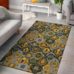 Craft Beer Pattern Print Sillvela Area Rug