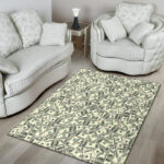 Dollar Money Pattern Print Sillvela Area Rug