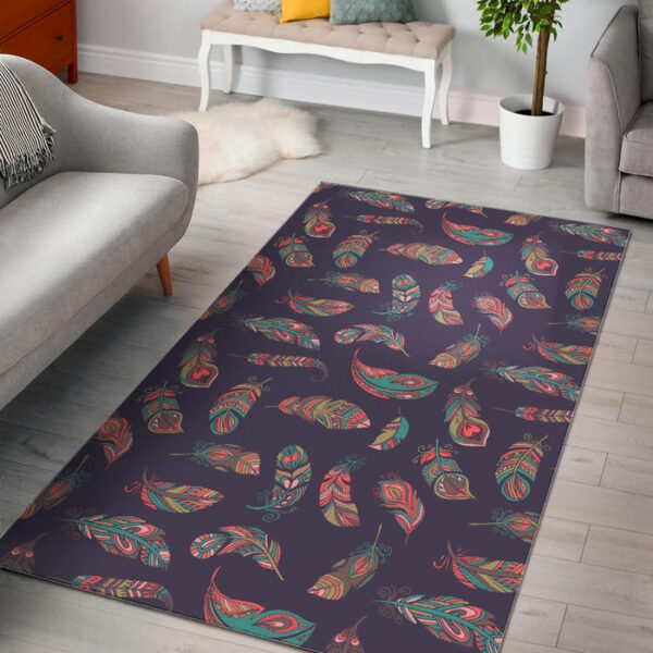 Dream Catcher Boho Feather Sillvela Area Rug