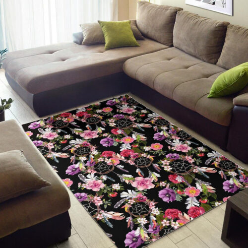 Dream-Catcher-Flower-Boho-Feather-Floor-Mat-2_700x700