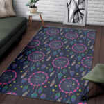 Dream Catcher Vintage Feather Sillvela Area Rug