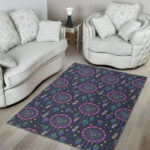 Dream Catcher Vintage Feather Sillvela Area Rug