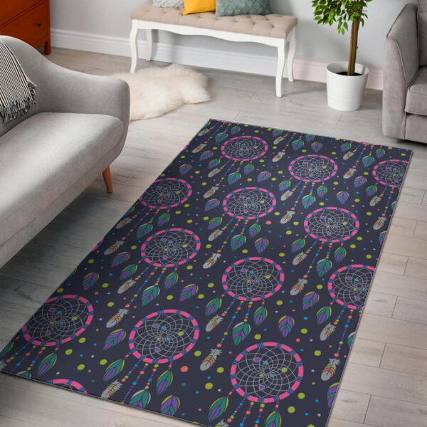 Dream Catcher Vintage Feather Sillvela Area Rug