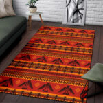 Eagle Native American Pattern Print Sillvela Area Rug