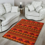 Eagle Native American Pattern Print Sillvela Area Rug