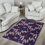 Feather Dream Catcher Vintage Sillvela Area Rug