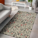 Freemason Satanic Gothic Witch Sillvela Area Rug