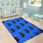 Godzilla Print Sillvela Area Rug