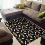 Gorilla Bodyguard Pattern Print Sillvela Area Rug