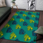 Gorilla Print Pattern Sillvela Area Rug