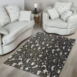 Gothic Witchcraft Sillvela Area Rug
