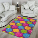 Hot Air Balloon Colorful Pattern Print Sillvela Area Rug