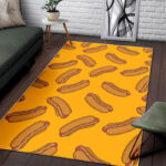 Hot Dog Pattern Print Sillvela Area Rug