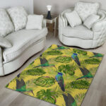 Hummingbird Palm Leaves Sillvela Area Rug