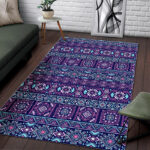 Indians Tribal Native Navajo American Aztec Print Sillvela Area Rug