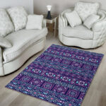 Indians Tribal Native Navajo American Aztec Print Sillvela Area Rug