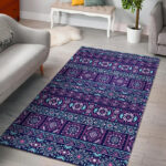 Indians Tribal Native Navajo American Aztec Print Sillvela Area Rug