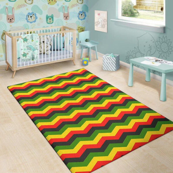 Jamaica Reggae Rasta Sillvela Area Rug