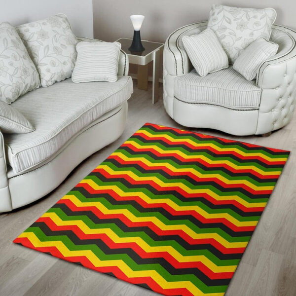Jamaica Reggae Rasta Sillvela Area Rug