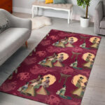 Japanese Tokyo Pattern Print Sillvela Area Rug