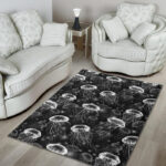 Jellyfish Pattern Print Sillvela Area Rug