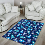 Little Teddy Bear Pattern Print Sillvela Area Rug
