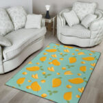 Mango Pastel Pattern Print Sillvela Area Rug
