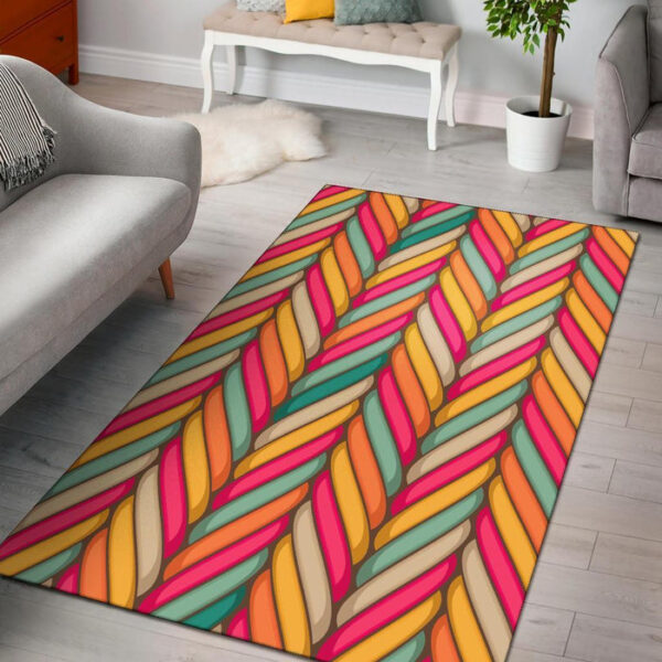 Marshmallow Pattern Print Sillvela Area Rug