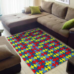 Merchandise Autism Awareness Sillvela Area Rug