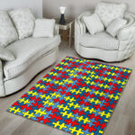 Merchandise Autism Awareness Sillvela Area Rug