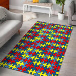 Merchandise Autism Awareness Sillvela Area Rug